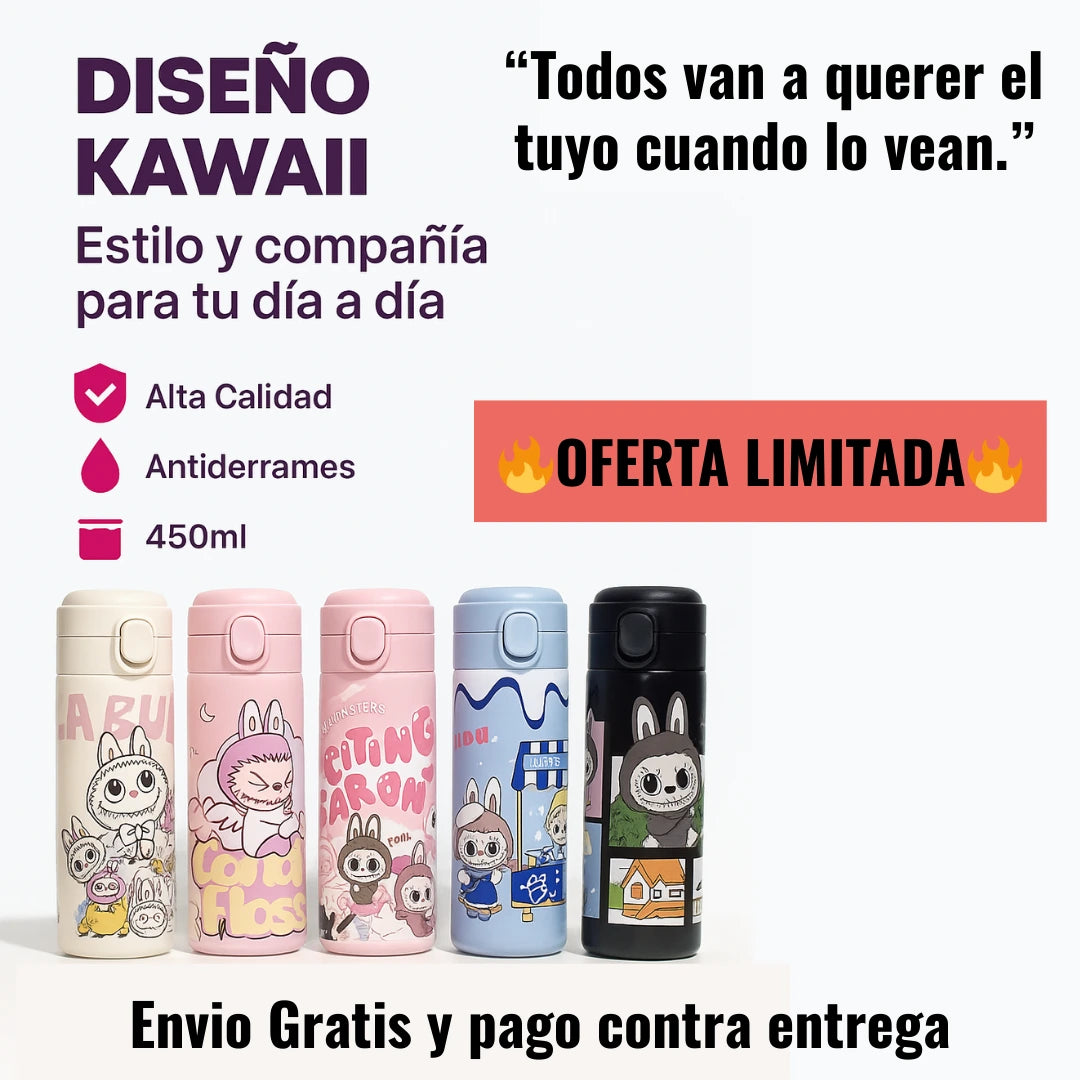 TERMO LABUBU 🥤EL TERMO MAS TIERNO PARA TUS DIAS MAS COOL🐰