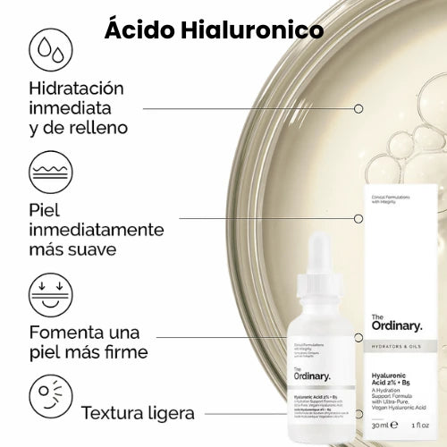 🏆Oferta Flash⚡Retinol y Acido Hialuronico - Tu piel renovada e hidratada