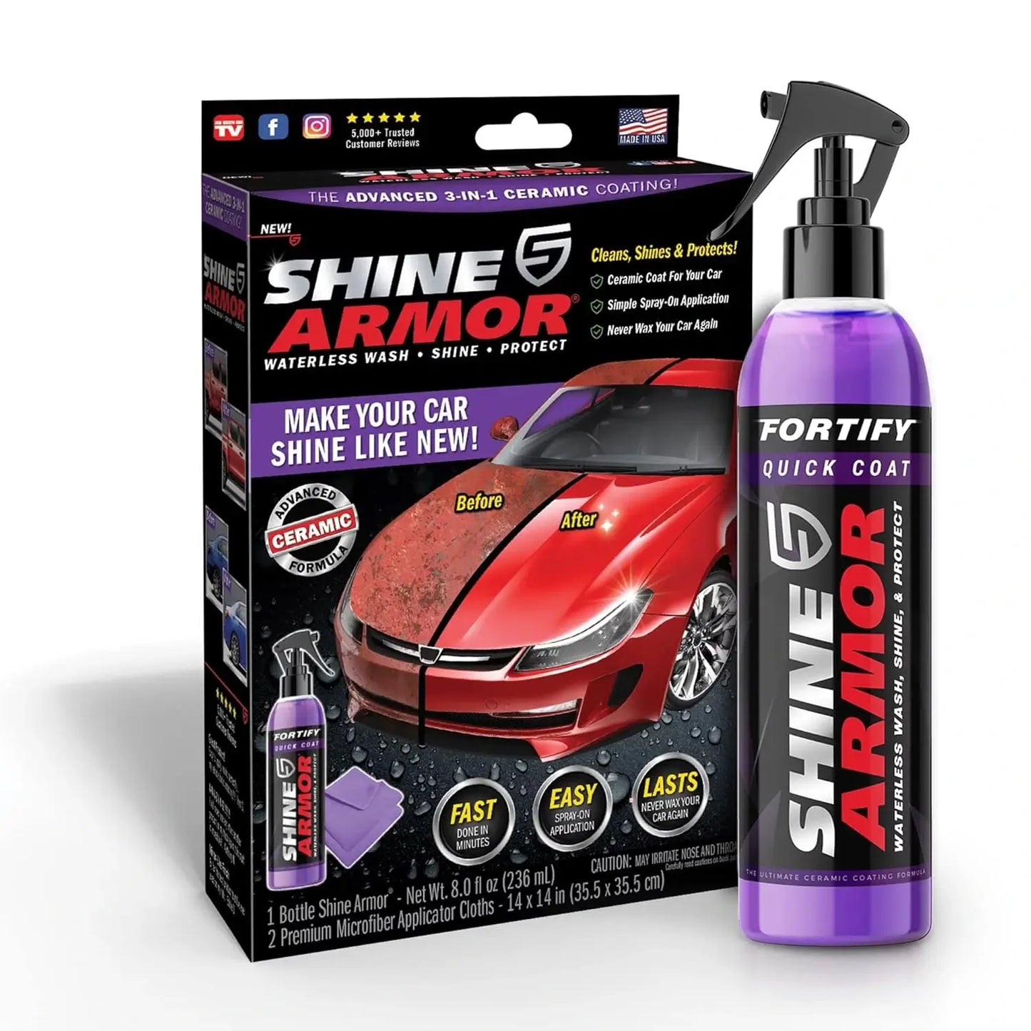 Shine Armor ✨ Revestimiento Cerámico para tu moto o carro: Protección y Brillo Profesional ✨