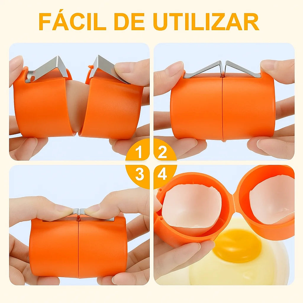 Abre-Huevos ProClean🥚 ¡Cortes Perfectos y Cero Cáscaras en tu Comida!🍳