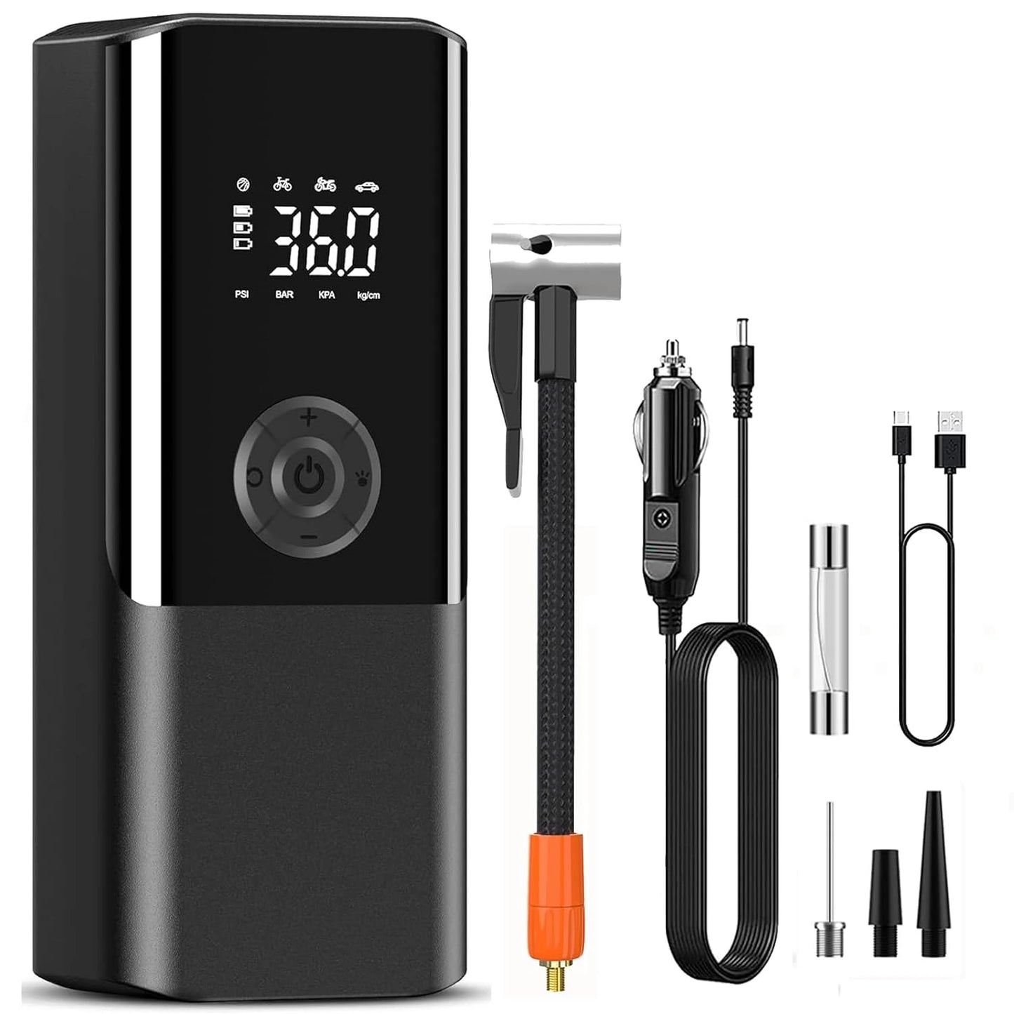 🔥Oferta limitada🔥Mini Compresor Portatil🚲Inflá fácil, rápido y sin complicaciones🏍️