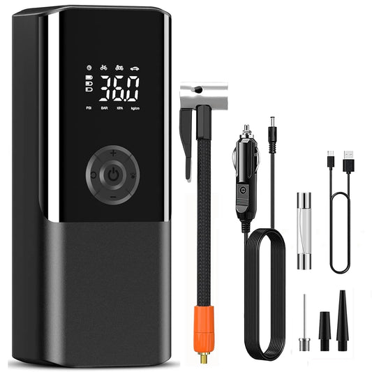 🔥Oferta limitada🔥Mini Compresor Portatil🚲Inflá fácil, rápido y sin complicaciones🏍️