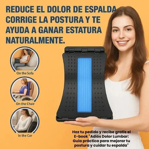 Masajeador Lumbar - Corrige tu postura y olvídate del dolor