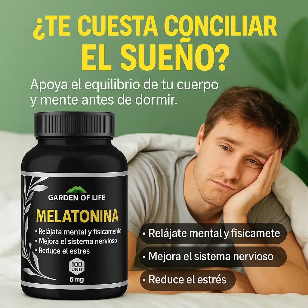 Melatonina - Duerme de forma natural y despierta renovado