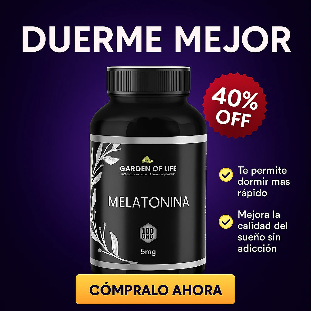 Melatonina - Duerme de forma natural y despierta renovado