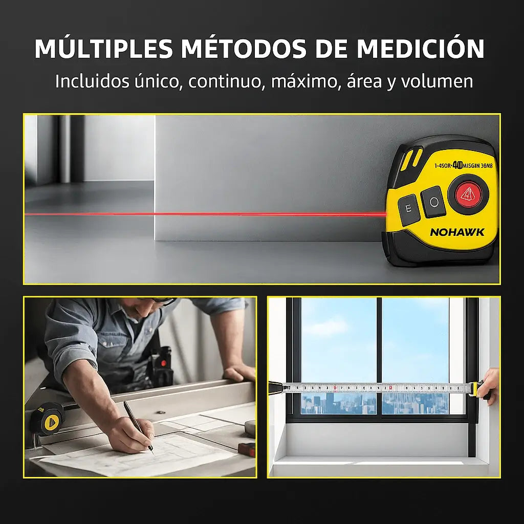 Metro Digital Láser 40M - Mide fácil, mide exacto. Fabricado en Alemania