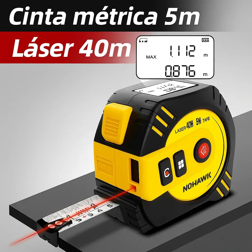Metro Digital Láser 40M - Mide fácil, mide exacto. Fabricado en Alemania