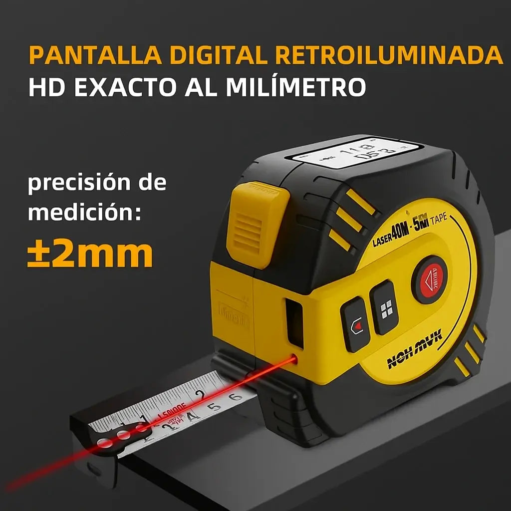 Metro Digital Láser 40M - Mide fácil, mide exacto. Fabricado en Alemania