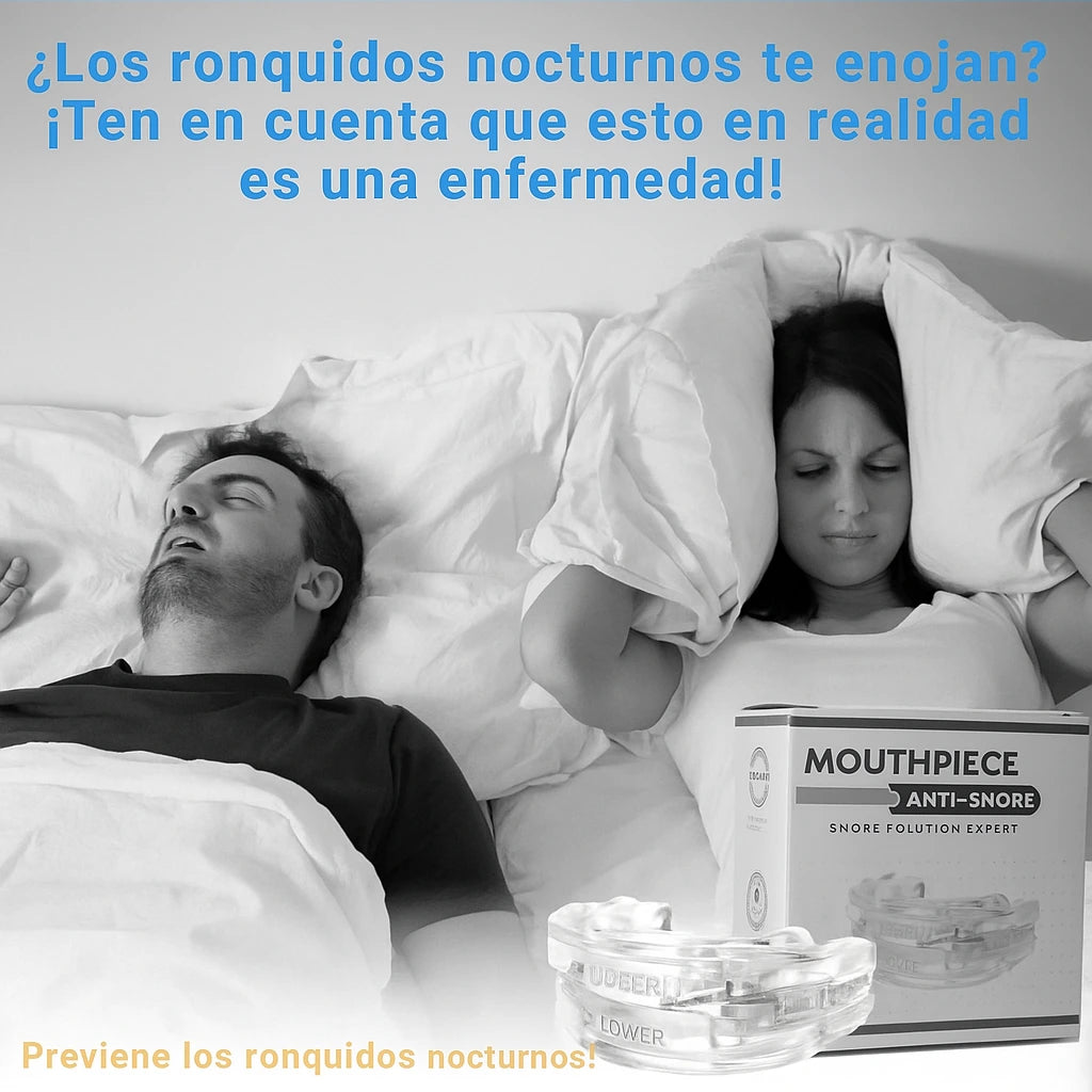 Placa Antirronquidos y evita bruxismo SP-156- La Original 😴Dormí bien y despertá con una sonrisa😁