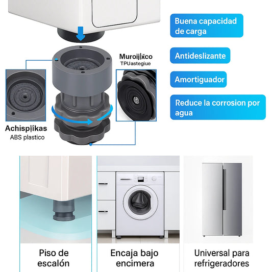 🌟Ya a la venta🔥Soporte De Lavadora De Altura Ajustable