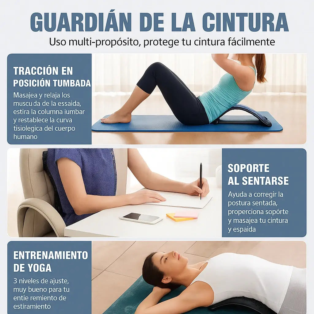 Masajeador Lumbar - Corrige tu postura y olvídate del dolor