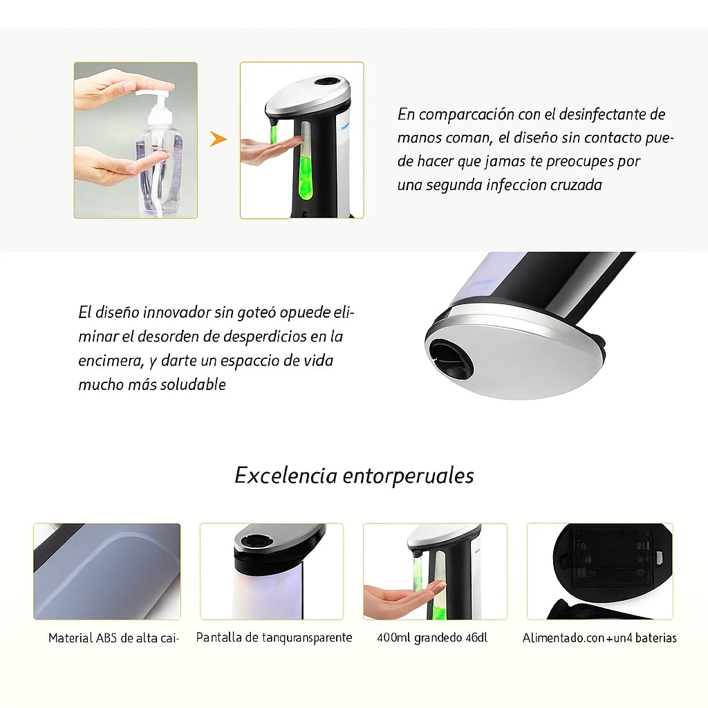 Dispensador de jabón con sensor Touchless Smart