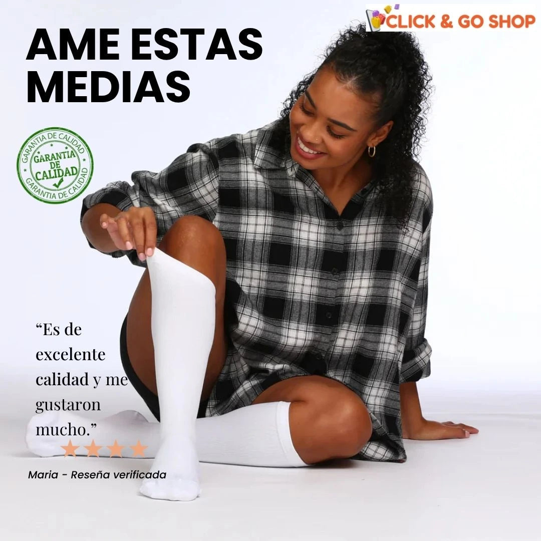 MEDIAS DE COMPRESION 10-15 😃Para aliviar el dolor😊 Paga 1 lleva 2 pares