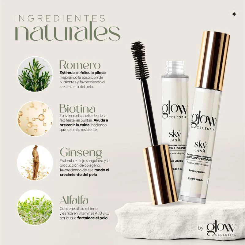 SKY LASH Serum crecimiento de cejas y pestañas