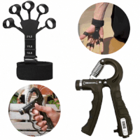 Kit Fortalecedor de Agarre x5: Mano, Dedos y Antebrazo al Máximo