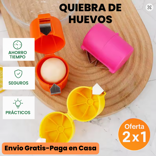 Abre-Huevos ProClean🥚 ¡Cortes Perfectos y Cero Cáscaras en tu Comida!🍳